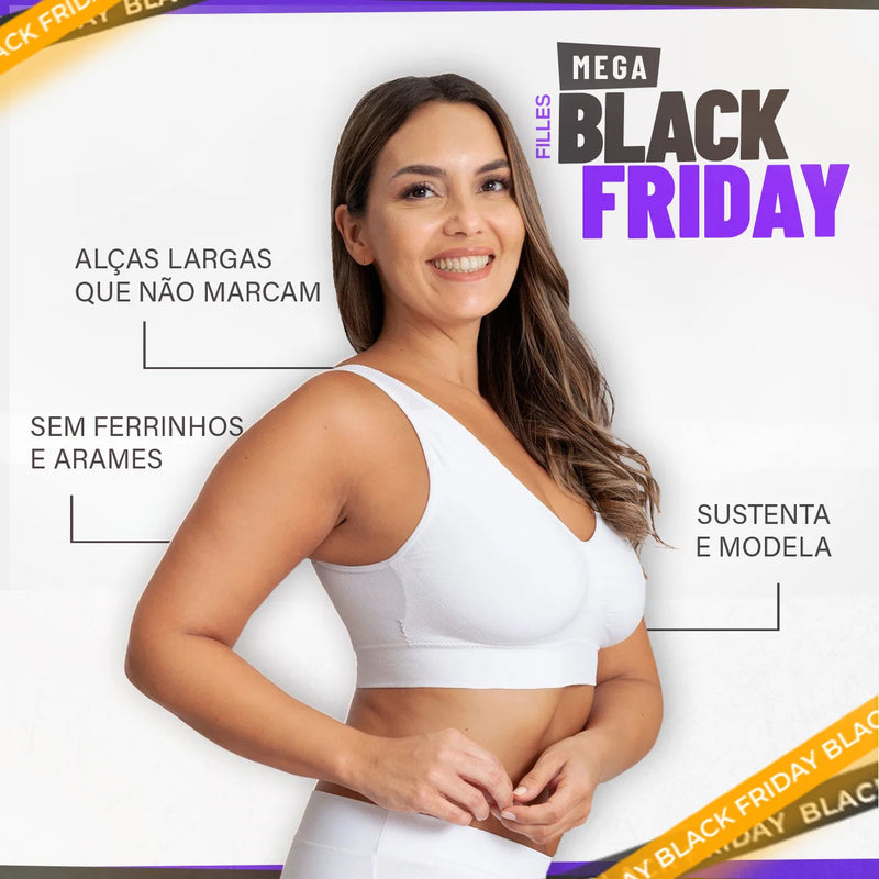 (Compre 1 Leve 3) Sutiã Confort Milena - Queima de Estoque