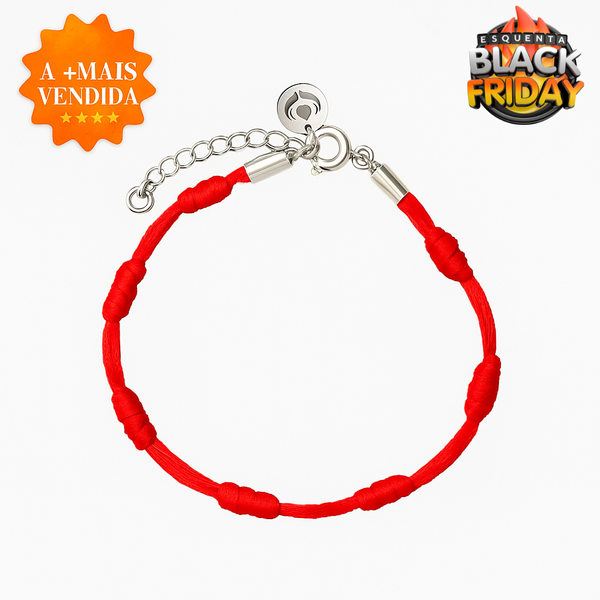 COMPRE 2 LEVE 3 | Pulseira dos 7 Nós em Aço Inoxidável | Proteção e Elegância