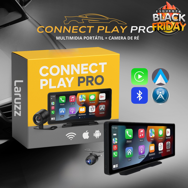 Connect Play Pro + Brinde – Seu Carro Mais Moderno