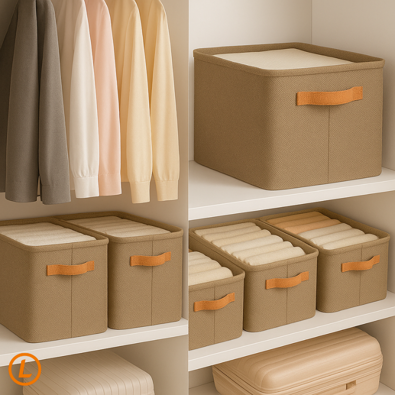 Organizador de Roupas Dobrável - COMPRE 1 LEVE 4 - SOMENTE HOJE ⏰