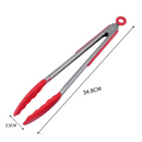 Pegador Culinário de Aço Inoxidável com Trava