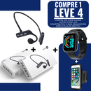 Fone Sem Fio de Condução Óssea - Auren Pulse - Compre 1, leve 4 [Compre um fone, ganhe o outro fone, um Smartwatch e uma Braçadeira Para Celular]